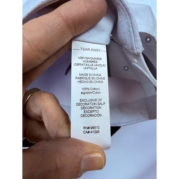 Under Armour Mens UA Chenille Logo Snapback Hat White Black 6005001 OSFM Sample - Picture 7 of 9